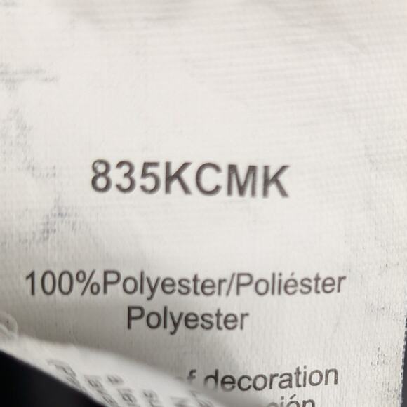 Russell Athletic Men’s 4X Gray Striped Polo Shirt Moisture Wicking Polyester - Picture 4 of 5